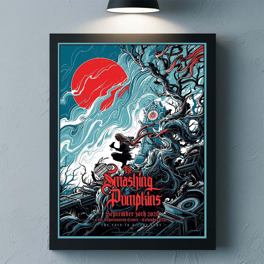 The Smashing Pumpkins Columbus OH 2026 Gig Poster The Smashing Pumpkins Merch Rock Fan Gifts