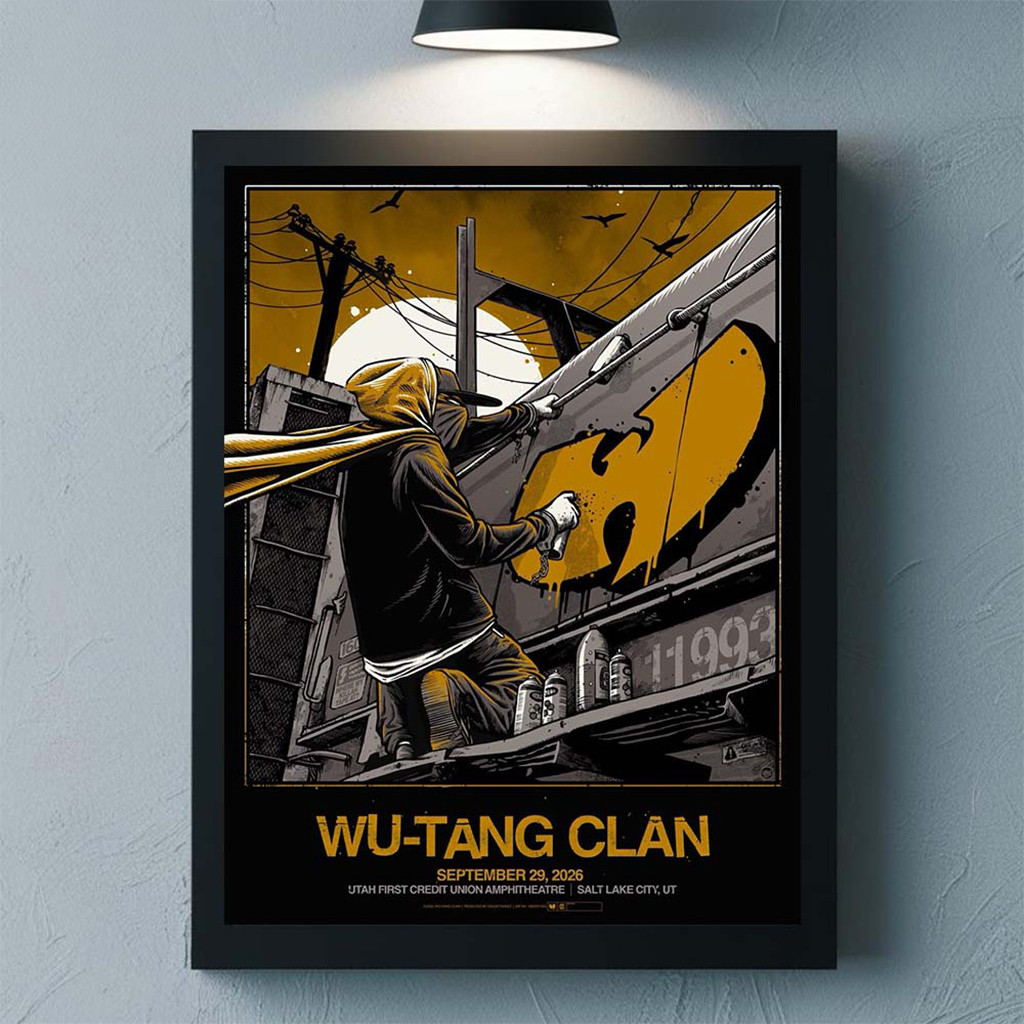 Wu Tang Clan Salt Lake City UT 2026 Venue Poster Wu Tang Clan Merch Gift For Hip Hop Fans