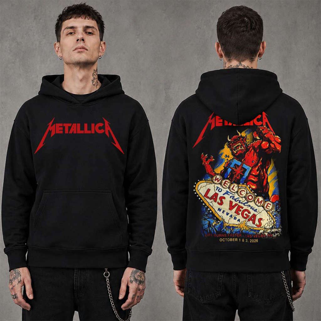 Metallica Life Burns Faster 2026 Las Vegas Week 1 Hoodie Metallica Merch Rock Fan Gifts 1 - Unicasport Metallica Life Burns Faster 2026 Las Vegas Week 1 Hoodie Metallica Merch Rock Fan Gifts