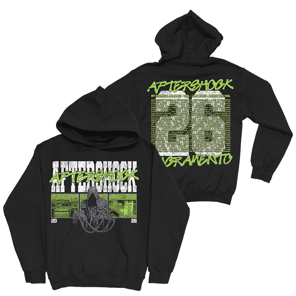 Aftershock Merch In Chains Black Hoodie Best Gift For Rock Music Lover 1 - Unicasport Aftershock Merch In Chains Black Hoodie Best Gift For Rock Music Lover
