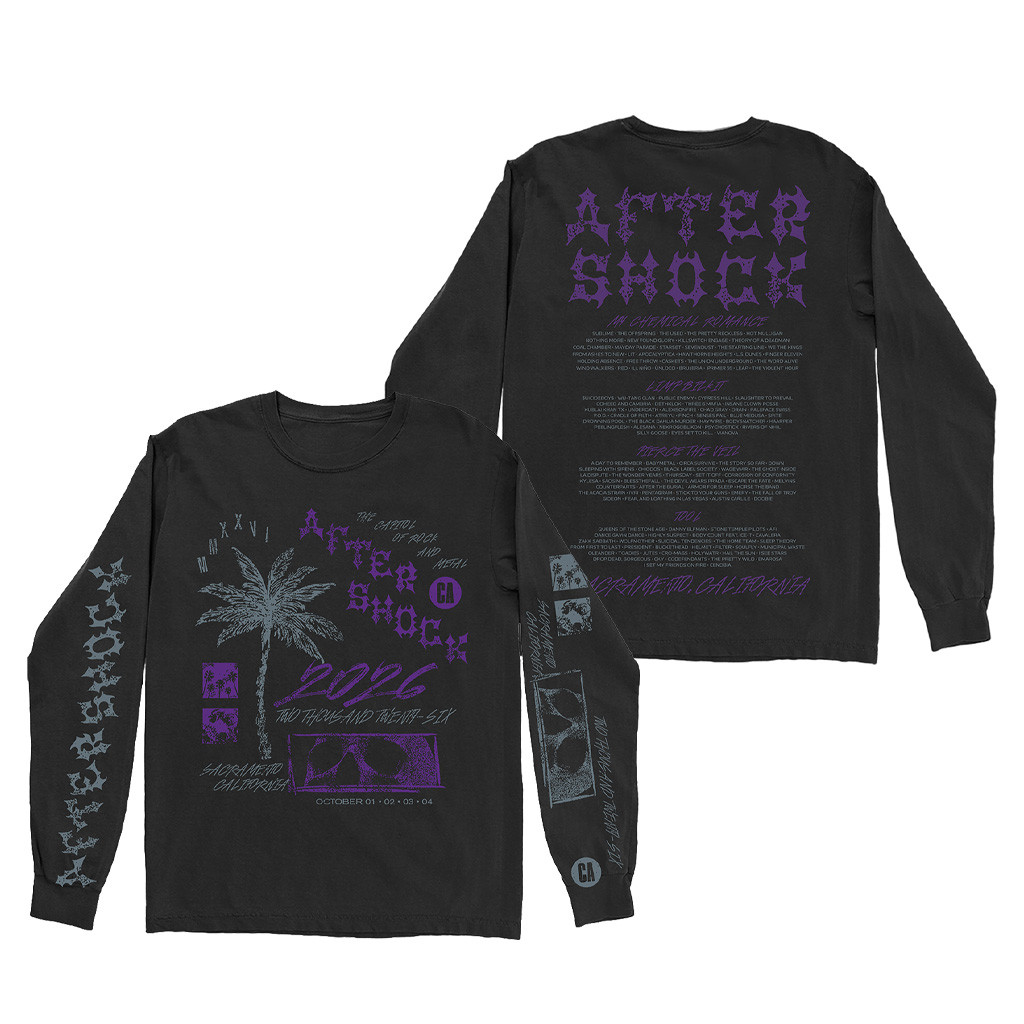 Aftershock Merch Face Palm Long Sleeve Shirt Best Gift For Rock Music Fans 1 - Unicasport Aftershock Merch Face Palm Long Sleeve Shirt Best Gift For Rock Music Fans