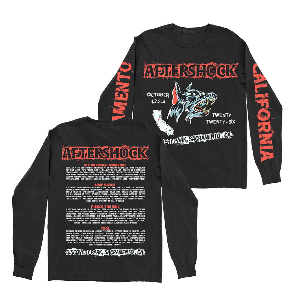 Aftershock Merch On The Map Long Sleeve Shirt Best Gift For Rock Music Lover 1 - Unicasport Aftershock Merch On The Map Long Sleeve Shirt Best Gift For Rock Music Lover