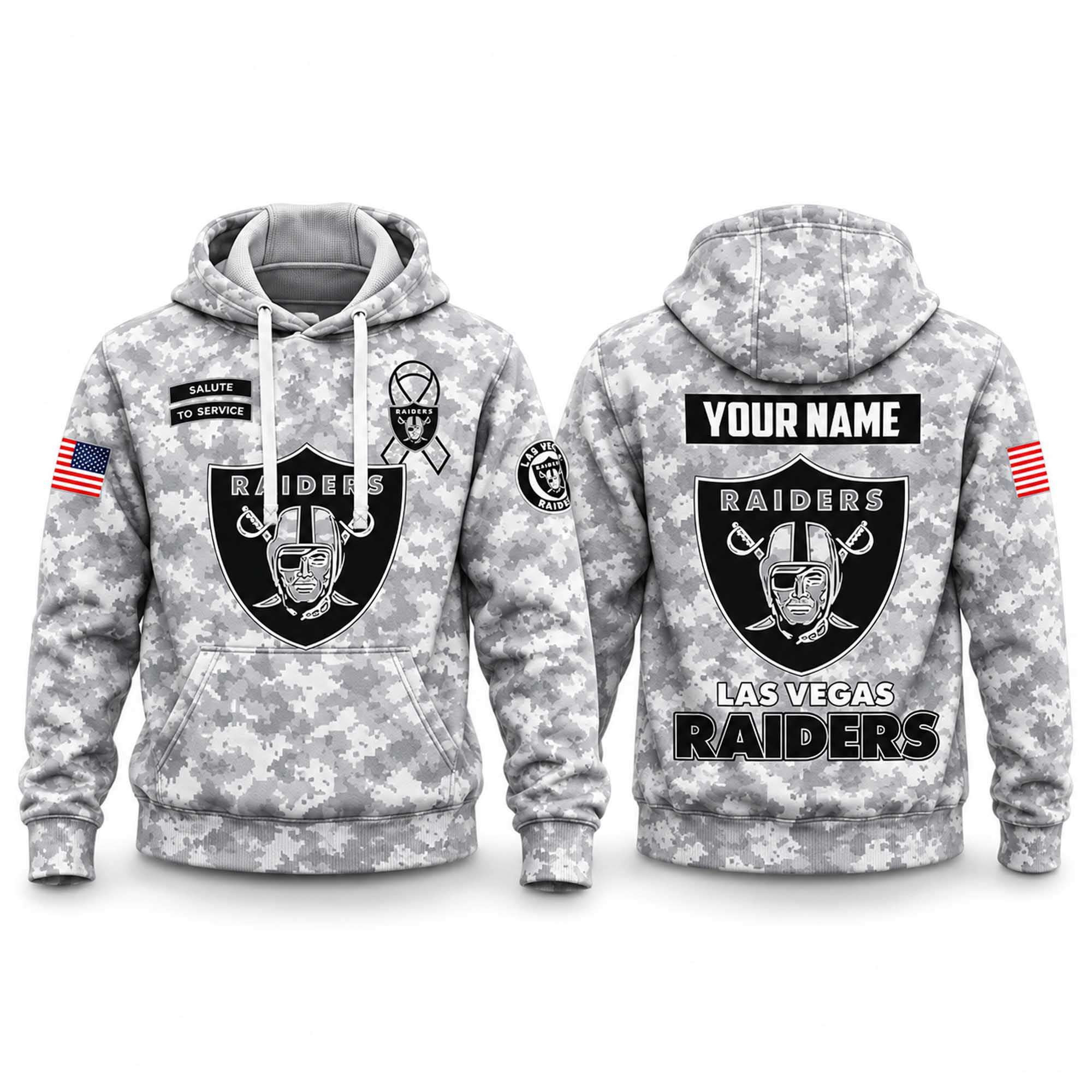 Personalized 2026 Raiders X Salute To Service Camo Hoodie Las Vegas Raiders Merch Fan Gifts 1 - Unicasport Personalized 2026 Raiders X Salute To Service Camo Hoodie Las Vegas Raiders Merch Fan Gifts