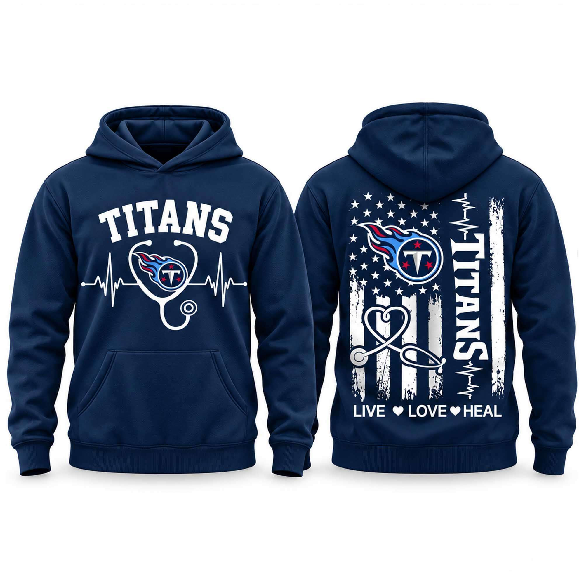 Titans Nurse Appreciation Day 2026 Hoodie Tennessee Titans Merch Cool Football Gifts 1 - Unicasport Titans Nurse Appreciation Day 2026 Hoodie Tennessee Titans Merch Cool Football Gifts