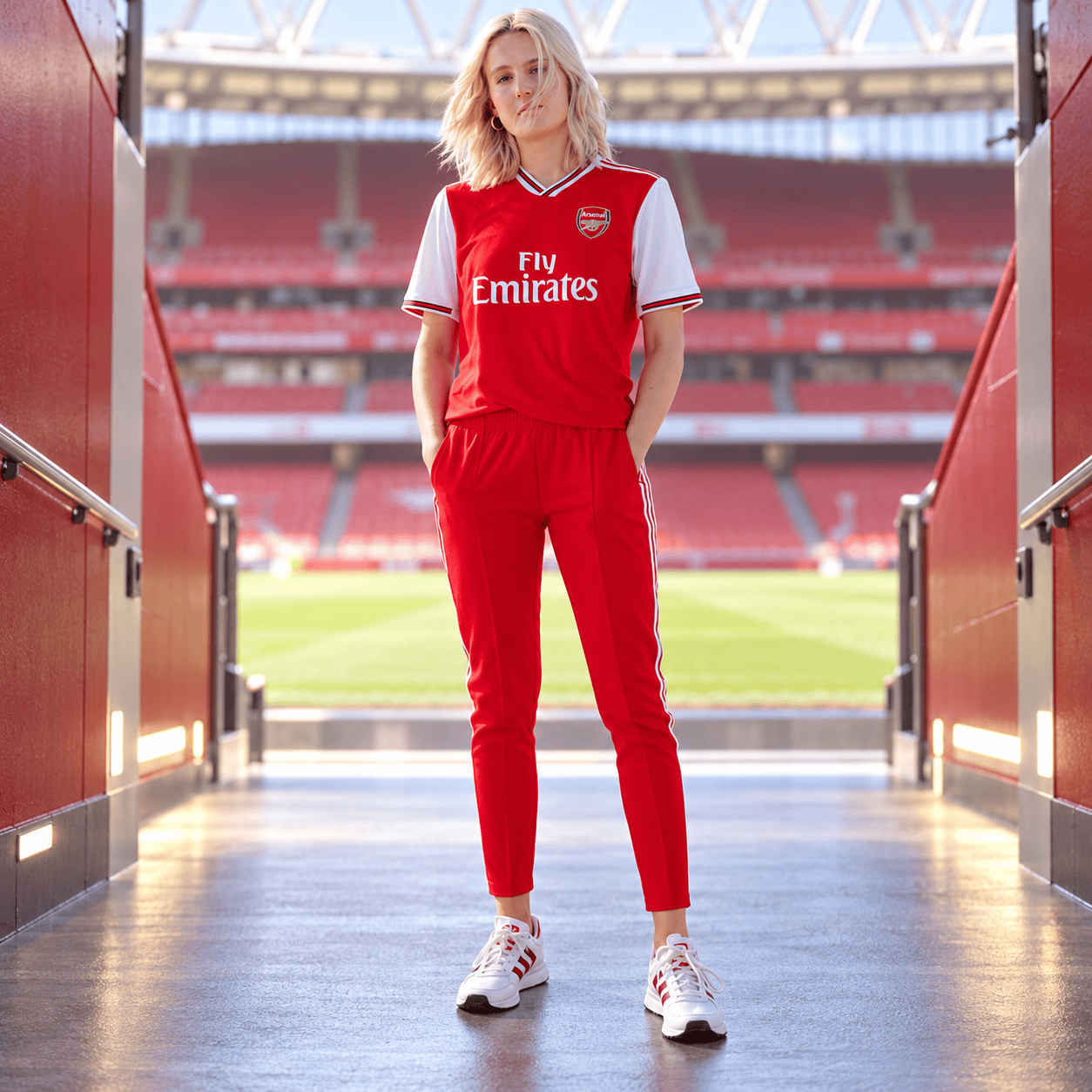 Arsenal FC 25 26 V-Necks And Sweatpants Sport Set Gunners Clothing Arsenal FC Merch Fan Gear 1 - Unicasport Arsenal FC 25 26 V-Necks And Sweatpants Sport Set Gunners Clothing Arsenal FC Merch Fan Gear