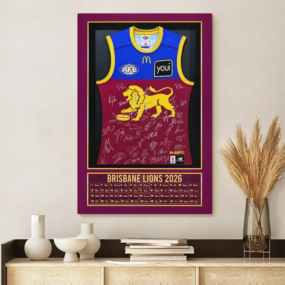 Brisbane Lions Merch Brisbane Lions 2026 AFL Premiers Poster Best Gift For AFL Fans