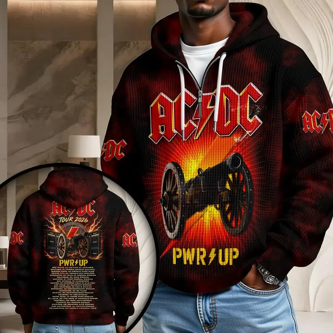 AC DC Merch Pwr Up Tour 2026 Half Zip Hoodie AC DC Concert Outfit Gifts For Rock Lovers 1 - Unicasport AC DC Merch Pwr Up Tour 2026 Half Zip Hoodie AC DC Concert Outfit Gifts For Rock Lovers
