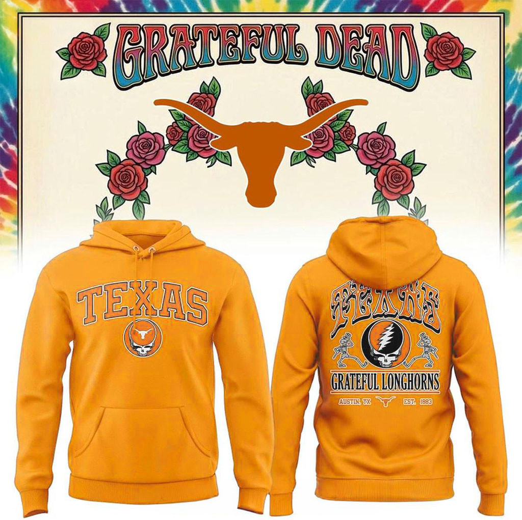 Texas Longhorns x Grateful Dead Night 2026 Shakedown Hoodie Texas Longhorns Merch Fan Gifts 1 - Unicasport Texas Longhorns x Grateful Dead Night 2026 Shakedown Hoodie Texas Longhorns Merch Fan Gifts