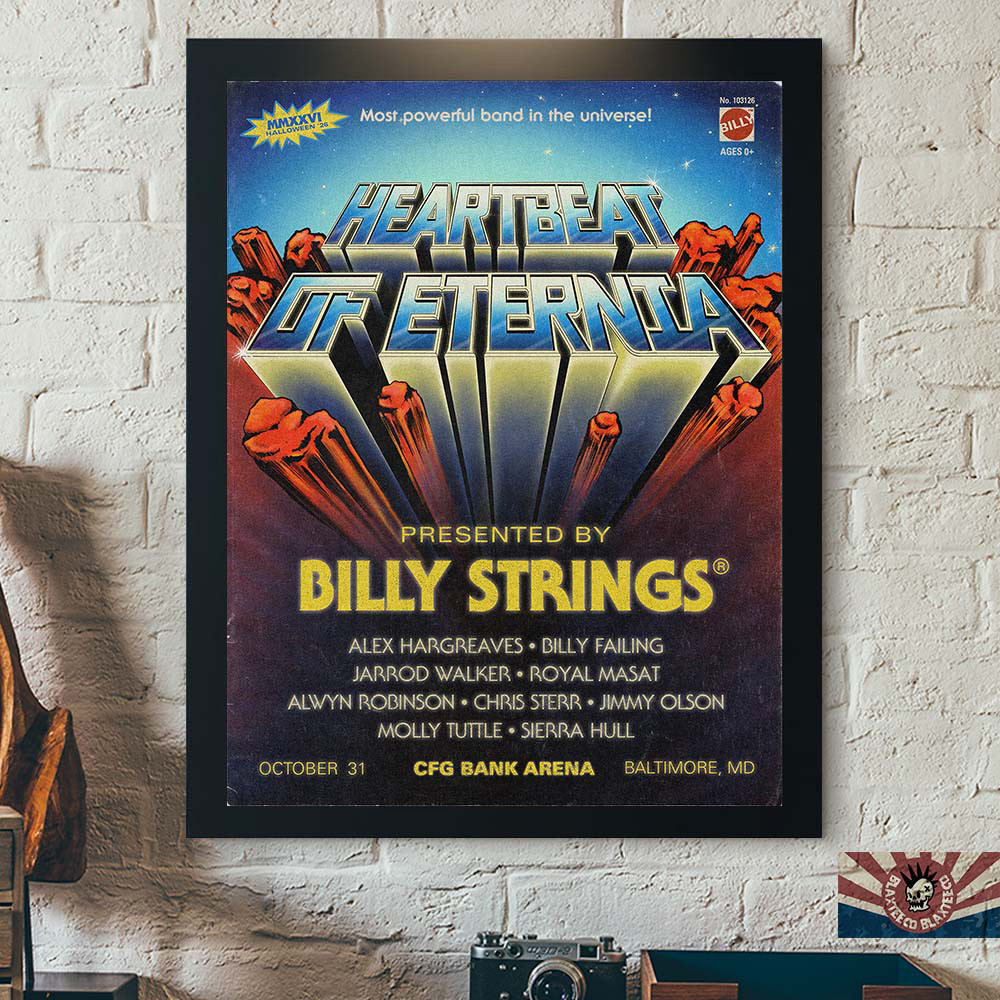Heartbeat Of Eternia Halloween Billy Strings Poster Home Decor Ideas Cool Gifts For Fans