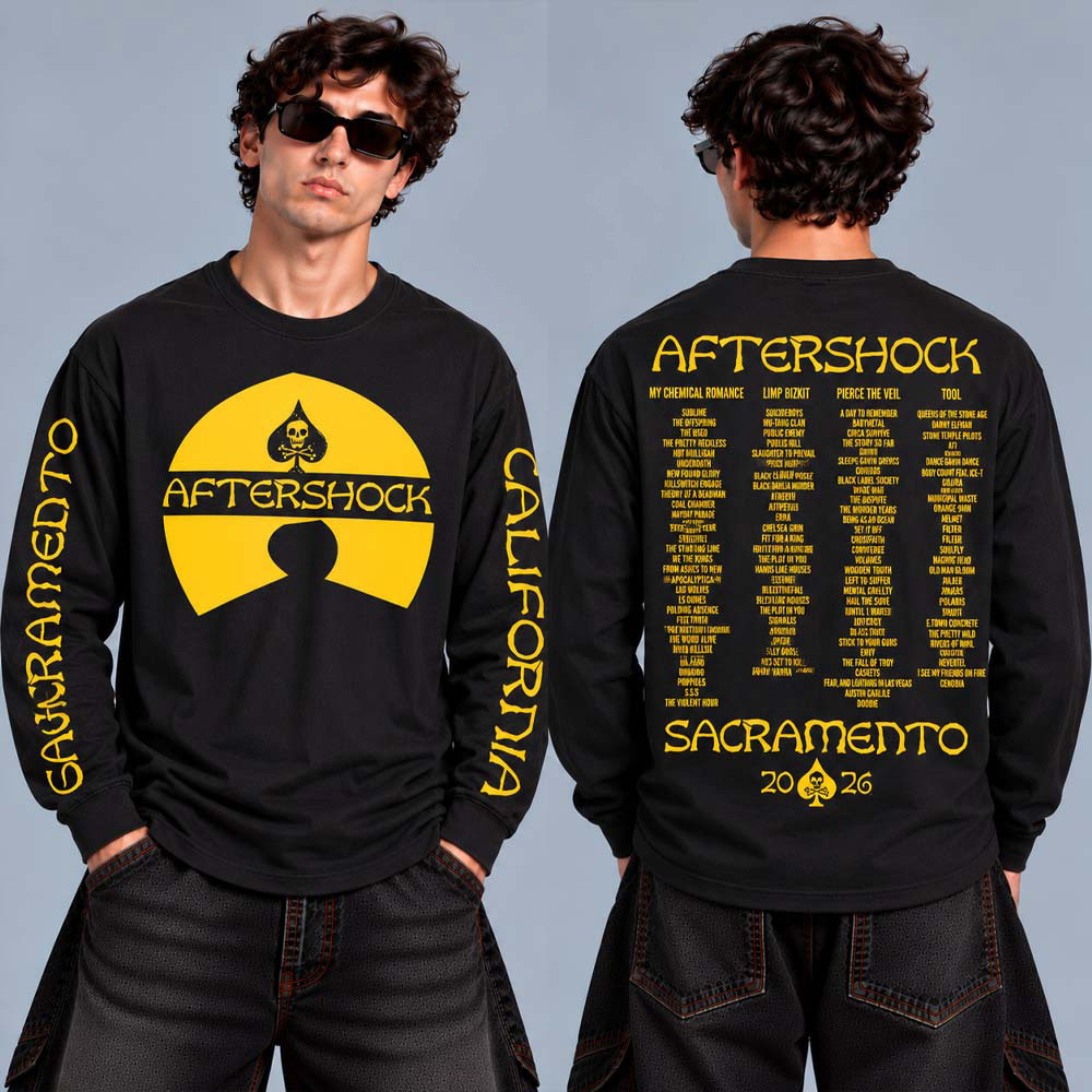 Aftershock Festival 2026 Merch Wu Tang Clan Style Long Sleeve Shirt Festival Outfits Ideas 1 - Unicasport Aftershock Festival 2026 Merch Wu Tang Clan Style Long Sleeve Shirt Festival Outfits Ideas