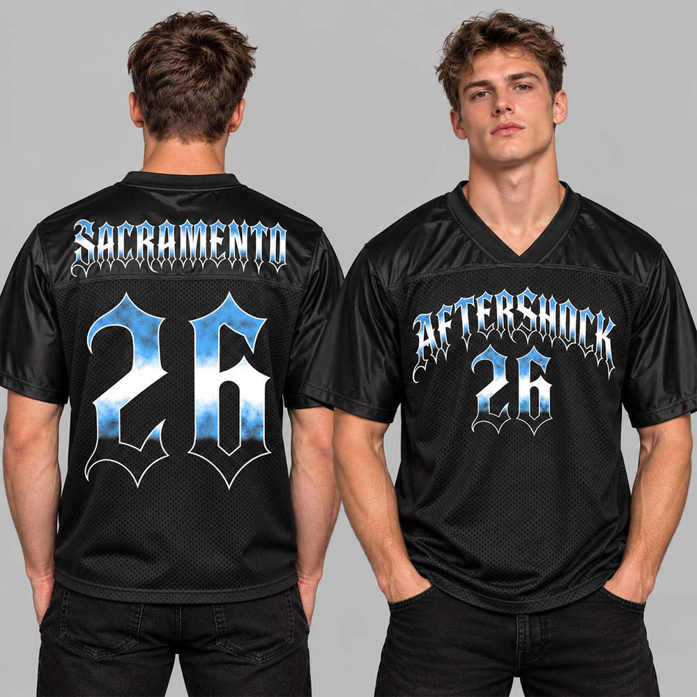 Aftershock Festival 2026 Merch Sacramento CA Fade To Black Football Jersey Gifts Ideas 1 - Unicasport Aftershock Festival 2026 Merch Sacramento CA Fade To Black Football Jersey Gifts Ideas
