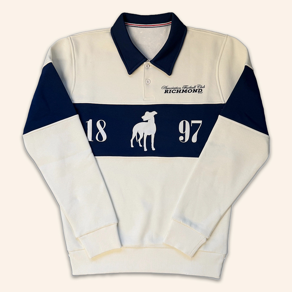 Ted Lasso Merch AFC Richmond 1897 Heritage Long Sleeve Polo Shirt Gifts For Ted Lasso Lovers 1 - Unicasport Ted Lasso Merch AFC Richmond 1897 Heritage Long Sleeve Polo Shirt Gifts For Ted Lasso Lovers