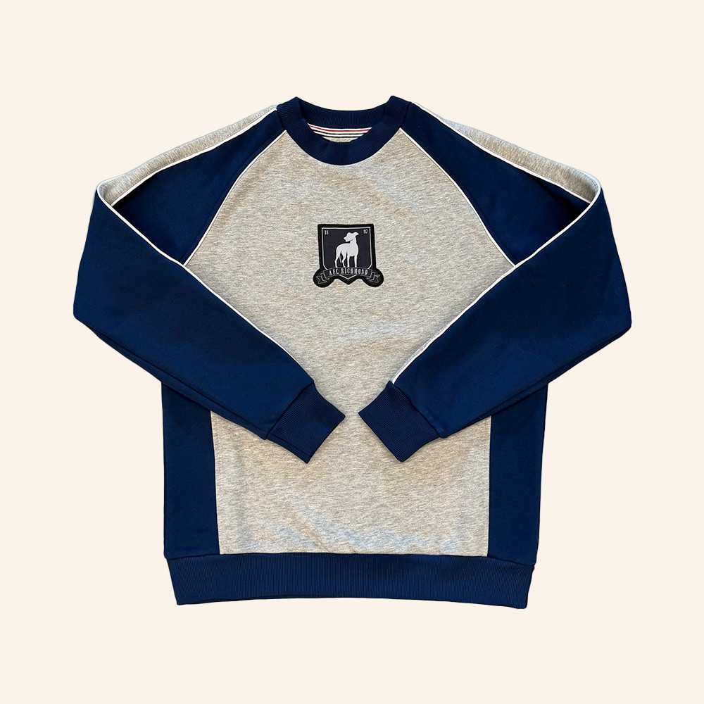 Ted Lasso Merch AFC Richmond Retro Panelled Sweatshirt Ted Lasso Apparel Gifts Ideas 1 - Unicasport Ted Lasso Merch AFC Richmond Retro Panelled Sweatshirt Ted Lasso Apparel Gifts Ideas
