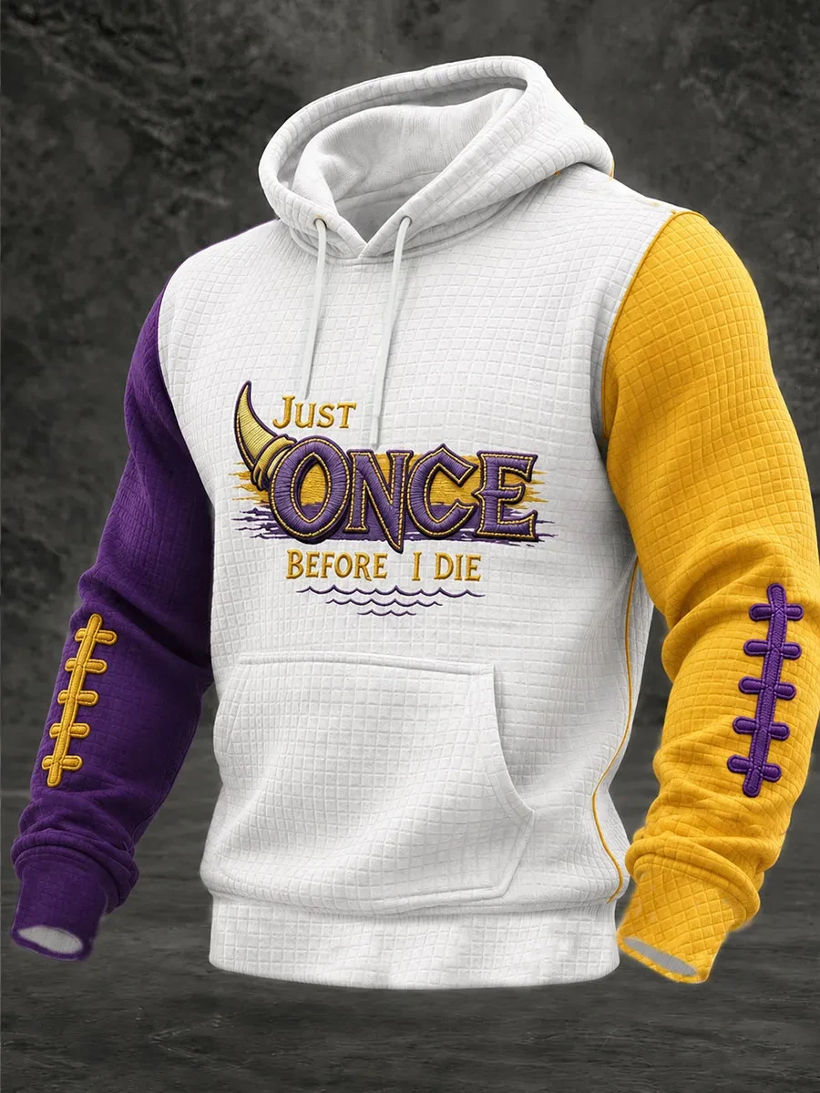 Minnesota Vikings Merch Just Once Before I Die Hoodie Vikings Game Day Attire Fans Presents 1 - Unicasport Minnesota Vikings Merch Just Once Before I Die Hoodie Vikings Game Day Attire Fans Presents
