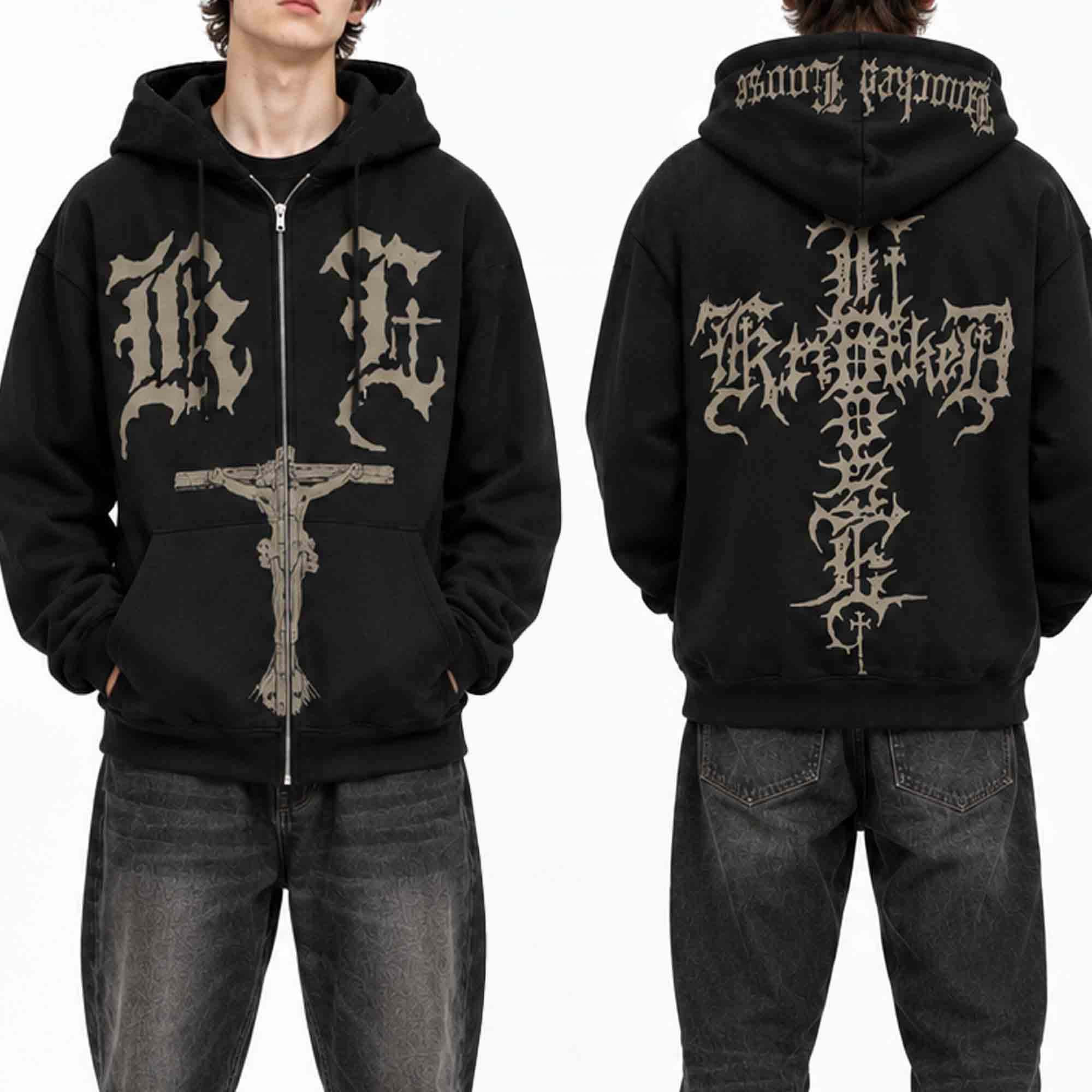 Knocked Loose Merch 2026 Tour Zip Hoodie Gift For Metalcore Music Lover 1 - Unicasport Knocked Loose Merch 2026 Tour Zip Hoodie Gift For Metalcore Music Lover
