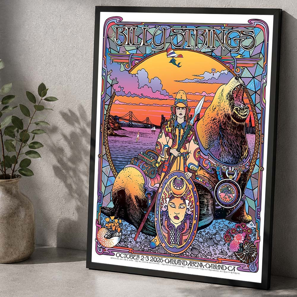 Billy Strings Merch Poster 2026 At Oakland Arena Poster Gift For Billy Strings Lover