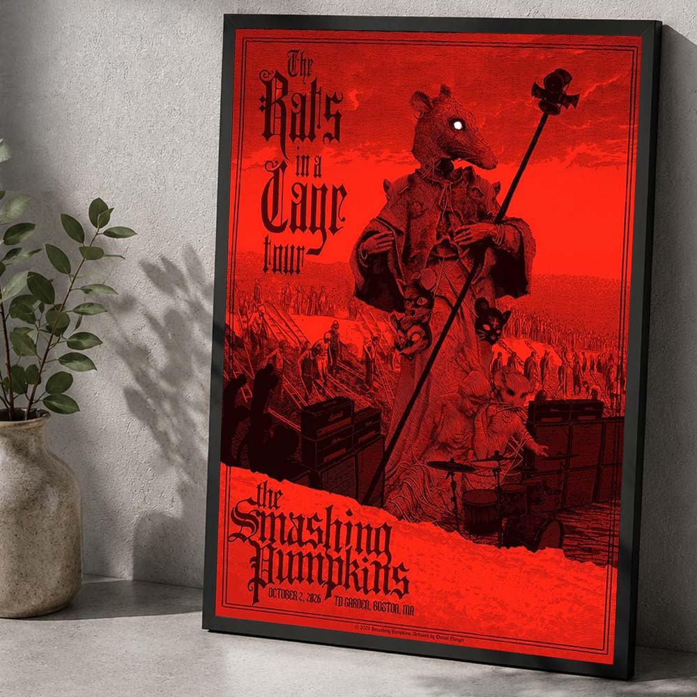The Smashing Pumpkins Merch At TD Garden In Boston MA 2026 Poster Home Decor Gift