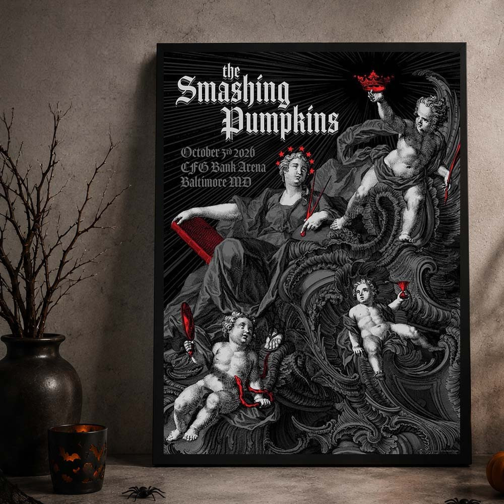 The Smashing Pumpkins Merch Baltimore MD 2026 At CFG Bank Arena Poster Concert Fans Gear