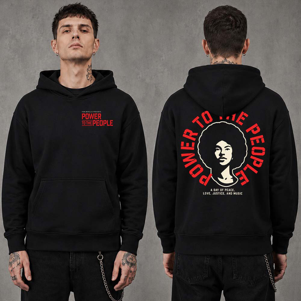 Power To The People 2026 Merch Peace Love Justice And Music Hoodie Festival Apparel Gifts Ideas