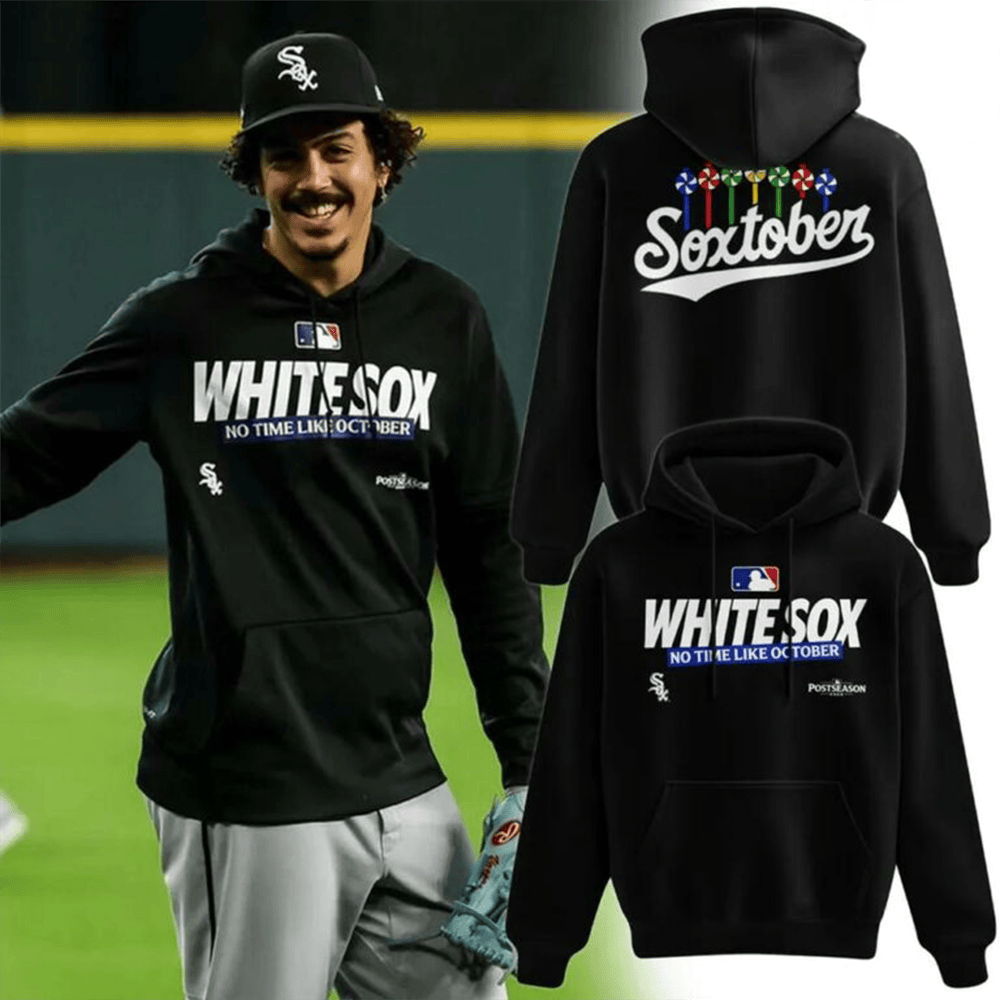 Chicago White Sox Merch MLB Postseason Soxtober 2026 Hoodie Fans Gift Ideas 1 - Unicasport Chicago White Sox Merch MLB Postseason Soxtober 2026 Hoodie Fans Gift Ideas