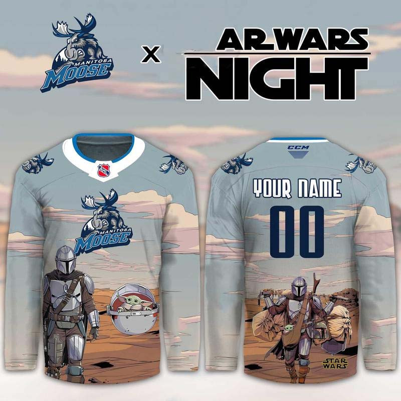 Custom Manitoba Moose Merch 2026 Star Wars Night Hockey Jersey Shirt Gift For Men 1 - Unicasport Custom Manitoba Moose Merch 2026 Star Wars Night Hockey Jersey Shirt Gift For Men