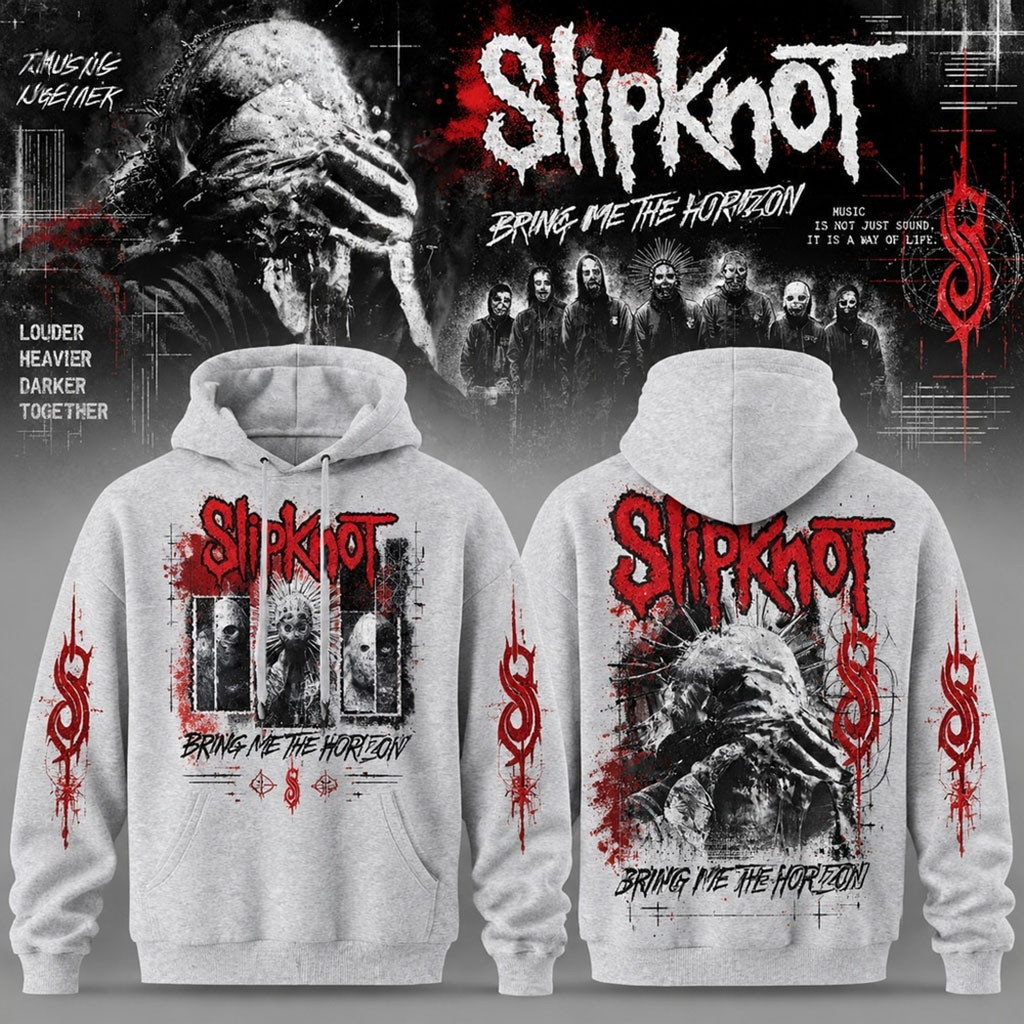Slipknot Stadium Tour 2027 Born From Chaos Hoodie Slipknot Merch Gift For Metalheads