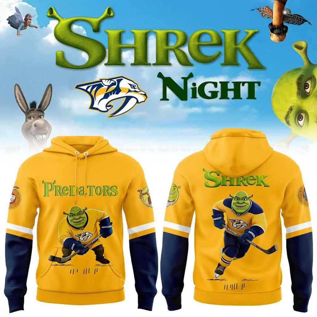 Nashville Predators 2026 Shrek Night Hoodie Nashville Predators Merch Gift For Hockey Lovers 1 - Unicasport Nashville Predators 2026 Shrek Night Hoodie Nashville Predators Merch Gift For Hockey Lovers