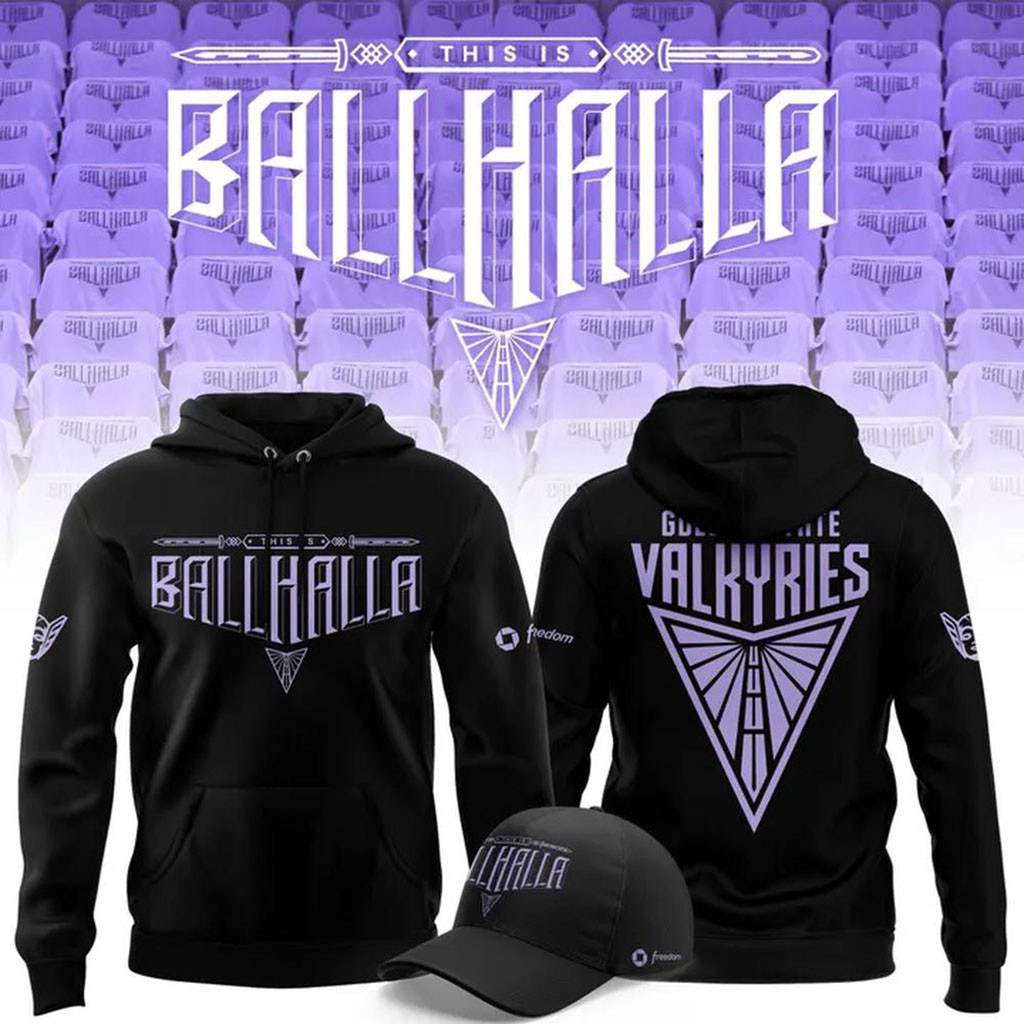 Golden State Valkyries This Is Ballhalla Black Hoodie GS Valkyries Merch Basketball Fan Gifts 1 - Unicasport Golden State Valkyries This Is Ballhalla Black Hoodie GS Valkyries Merch Basketball Fan Gifts