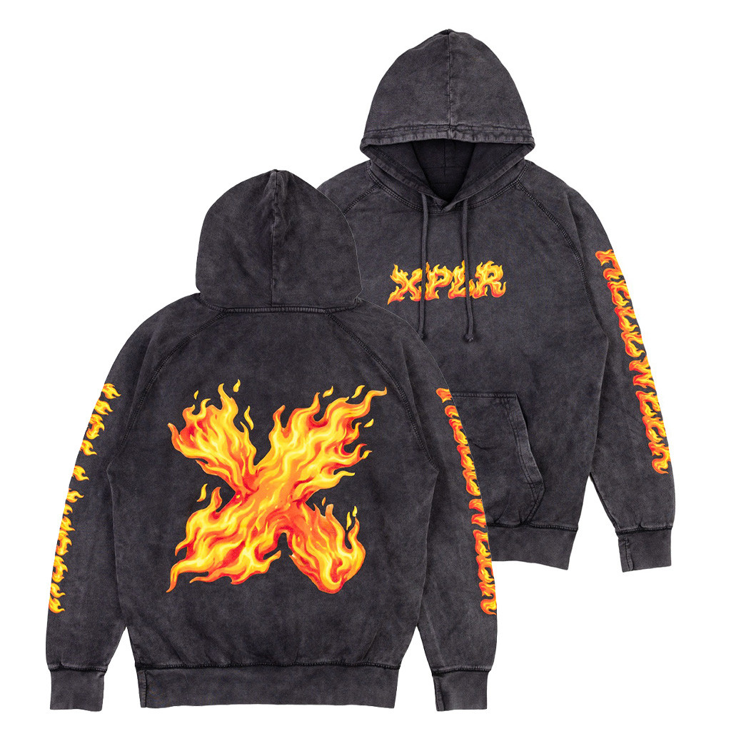 XPLR Merch Sam And Colby Hell Week 2026 Hellfire Hoodie Best XPLR Lover Gift 1 - Unicasport XPLR Merch Sam And Colby Hell Week 2026 Hellfire Hoodie Best XPLR Lover Gift