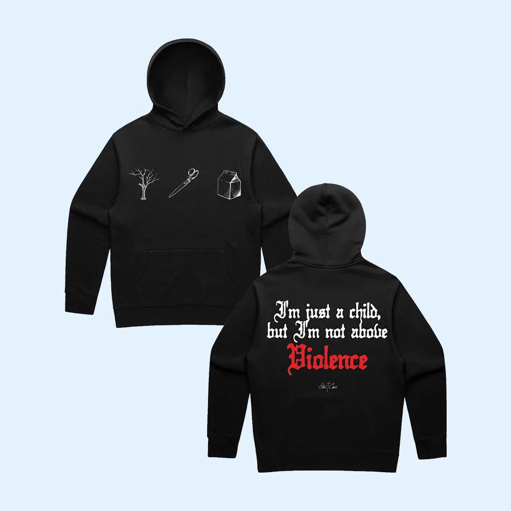 Ethel Cain Merch Farewell Willoughby Tucker 2026 Not Above Violence Hoodie Black Gift For Fans 1 - Unicasport Ethel Cain Merch Farewell Willoughby Tucker 2026 Not Above Violence Hoodie Black Gift For Fans