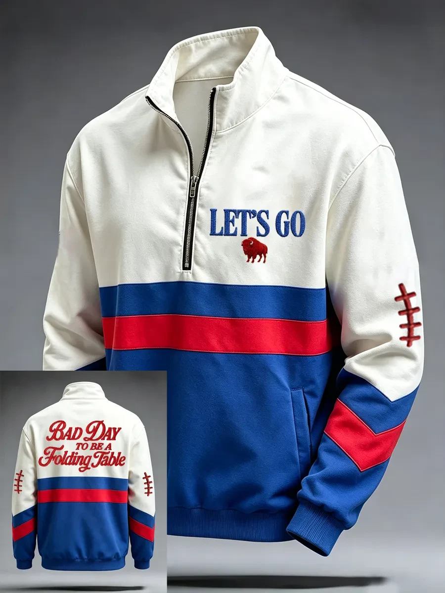 Buffalo Bills Merch Bad Day To Be A Folding Table Let's Go Zip Sweatshirt Game Day Outfits 1 - Unicasport Buffalo Bills Merch Bad Day To Be A Folding Table Let's Go Zip Sweatshirt Game Day Outfits