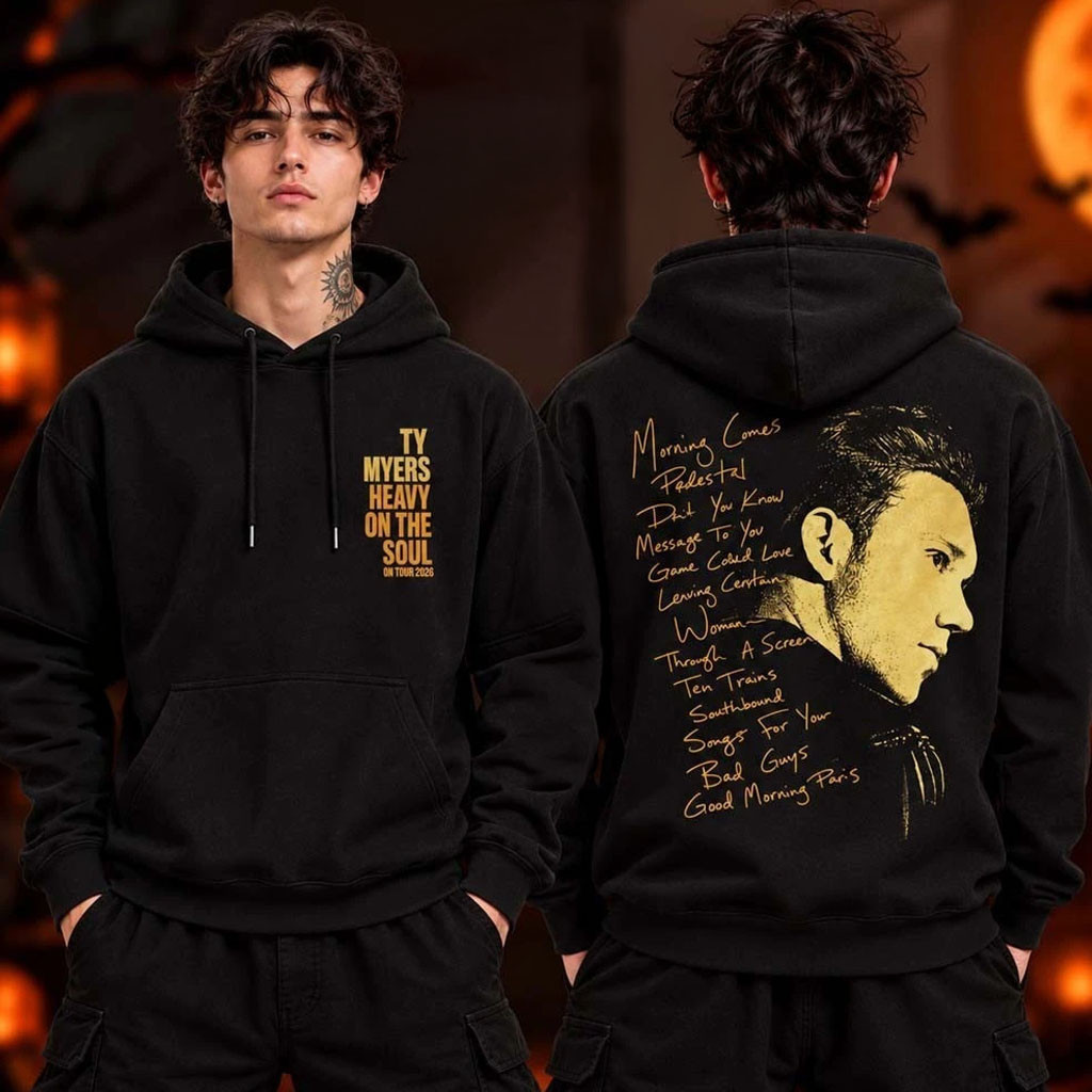 TY Myers Heavy On The Soul On Tour 2026 Hoodie Ty Myers Merch Gift For Music Lovers