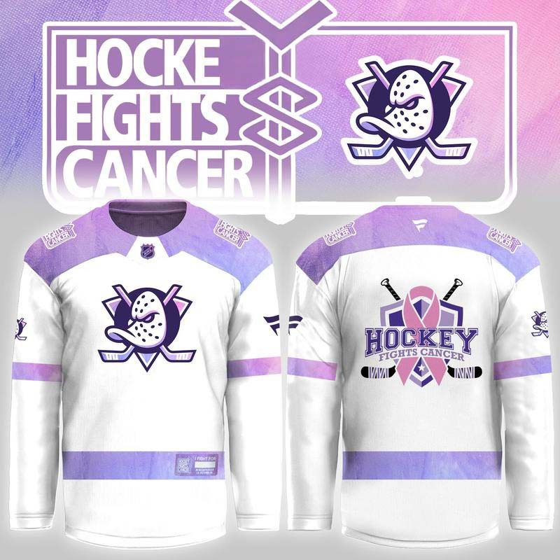 Anaheim Ducks Merch Hockey Fights Cancer 2026 Hockey Jersey Shirt Gift For Hockey Lover 1 - Unicasport Anaheim Ducks Merch Hockey Fights Cancer 2026 Hockey Jersey Shirt Gift For Hockey Lover