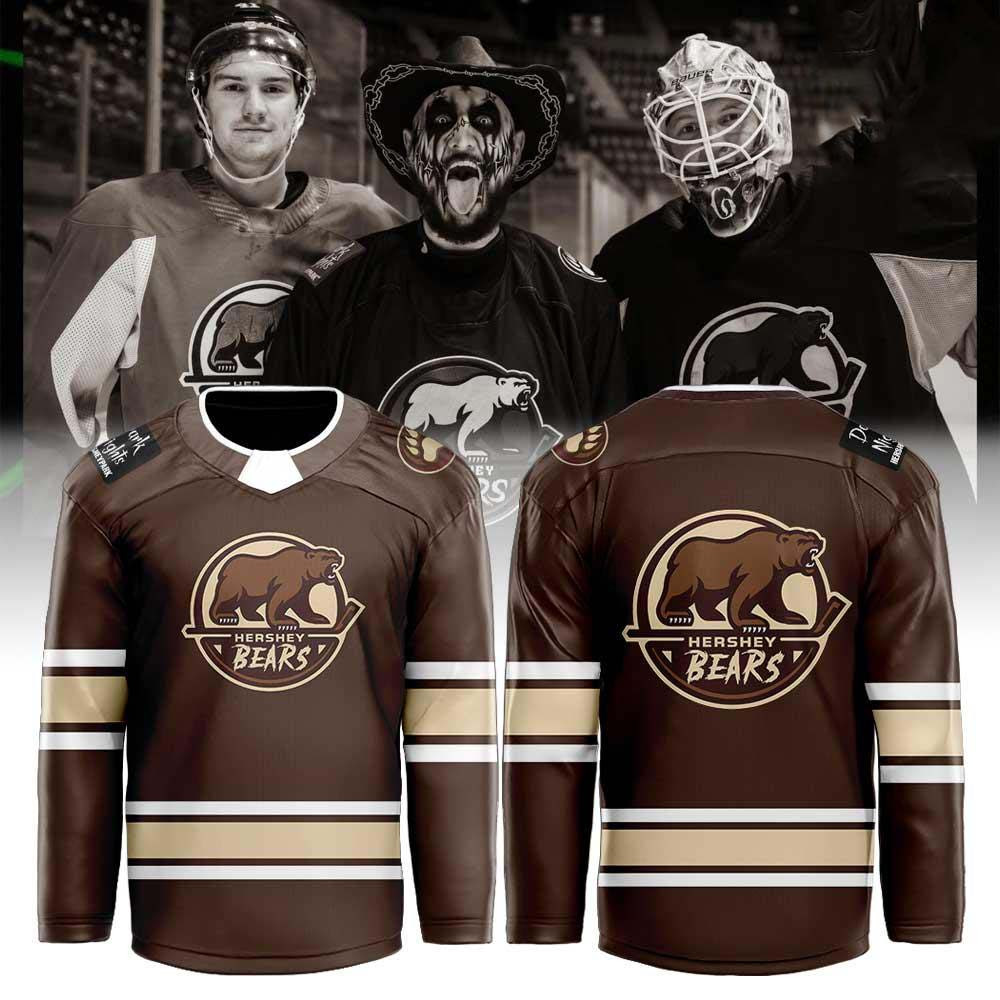 Hershey Bears Merch Glow In the Dark Nights 2026 Hockey Jersey Shirt Gift For Hockey Fans 1 - Unicasport Hershey Bears Merch Glow In the Dark Nights 2026 Hockey Jersey Shirt Gift For Hockey Fans