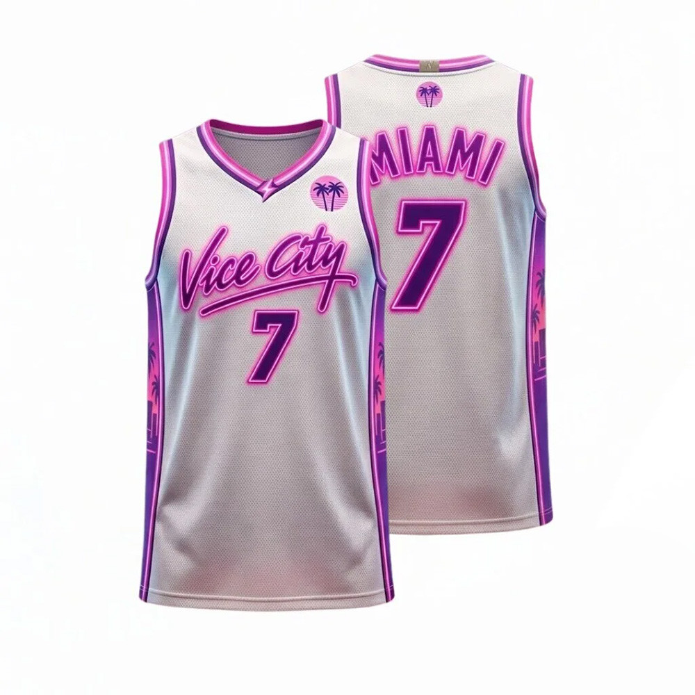 Miami Heat X Gta 6 Merch A Night In Vice City Uniform Jersey NBA Apparel Gifts Ideas 1 - Unicasport Miami Heat X Gta 6 Merch A Night In Vice City Uniform Jersey NBA Apparel Gifts Ideas
