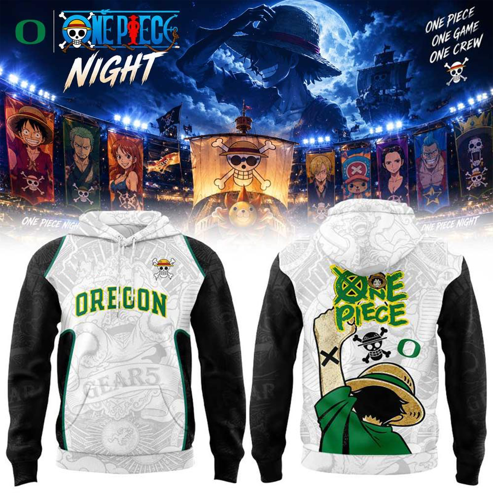 Oregon Ducks x One Piece One Game One Crew Hoodie Best Fans Lovers Gift 1 - Unicasport Oregon Ducks x One Piece One Game One Crew Hoodie Best Fans Lovers Gift