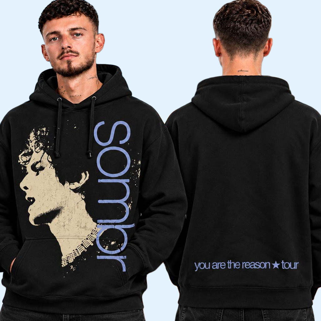 Sombr Merch You Are The Reason North America Tour 2026 Portrait Hoodie Gift For Music 1 - Unicasport Sombr Merch You Are The Reason North America Tour 2026 Portrait Hoodie Gift For Music