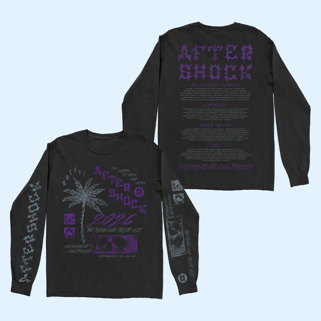 Aftershock Merch 2026 Face Palm Long Sleeve Shirt Gift Ideas For Music Lovers 1 - Unicasport Aftershock Merch 2026 Face Palm Long Sleeve Shirt Gift Ideas For Music Lovers