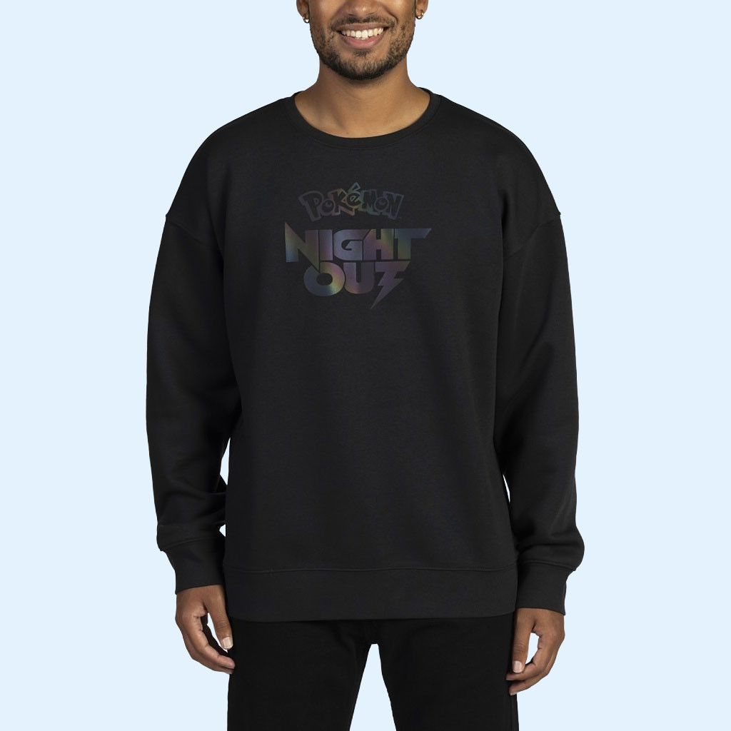 Pokemon Merch 2026 Pokemon Night Out Logo Sweatshirt EDM Music Event Clothing Gift For Him 1 - Unicasport Pokemon Merch 2026 Pokemon Night Out Logo Sweatshirt EDM Music Event Clothing Gift For Him