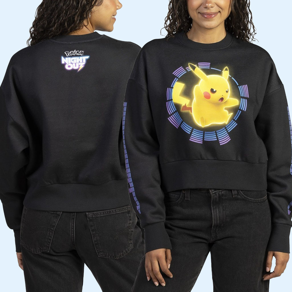 Pokemon Merch 2026 Pokemon Night Out Pikachu Sweatshirt Gift Ideas For Her 1 - Unicasport Pokemon Merch 2026 Pokemon Night Out Pikachu Sweatshirt Gift Ideas For Her