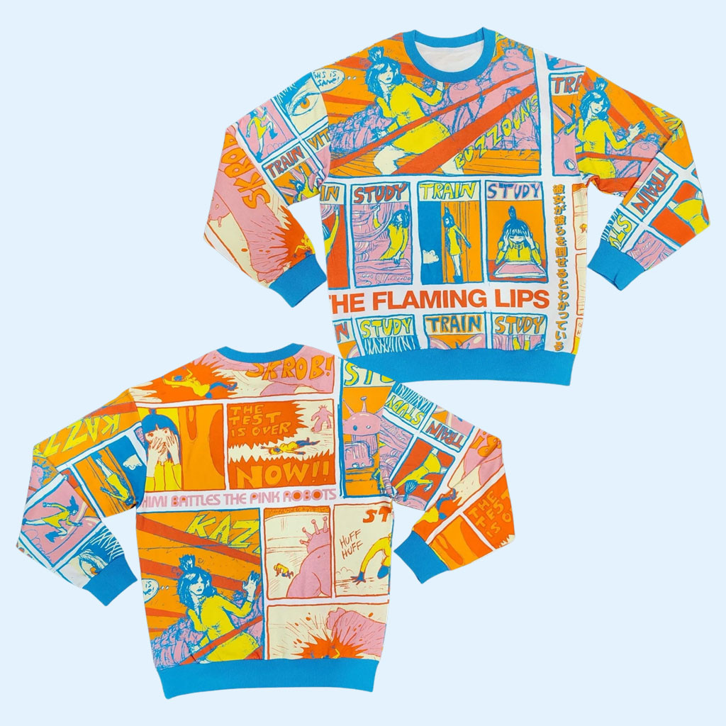 The Flaming Lips Merch 2026 Yoshimi Comic Sweatshirt Best Gift For Music Fans 1 - Unicasport The Flaming Lips Merch 2026 Yoshimi Comic Sweatshirt Best Gift For Music Fans