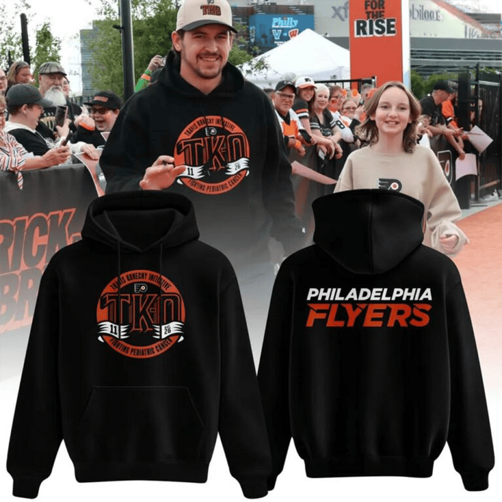Philadelphia Flyers Merch TK-O Cancer 2026 Hoodie Gift For Hockey Lovers 1 - Unicasport Philadelphia Flyers Merch TK-O Cancer 2026 Hoodie Gift For Hockey Lovers