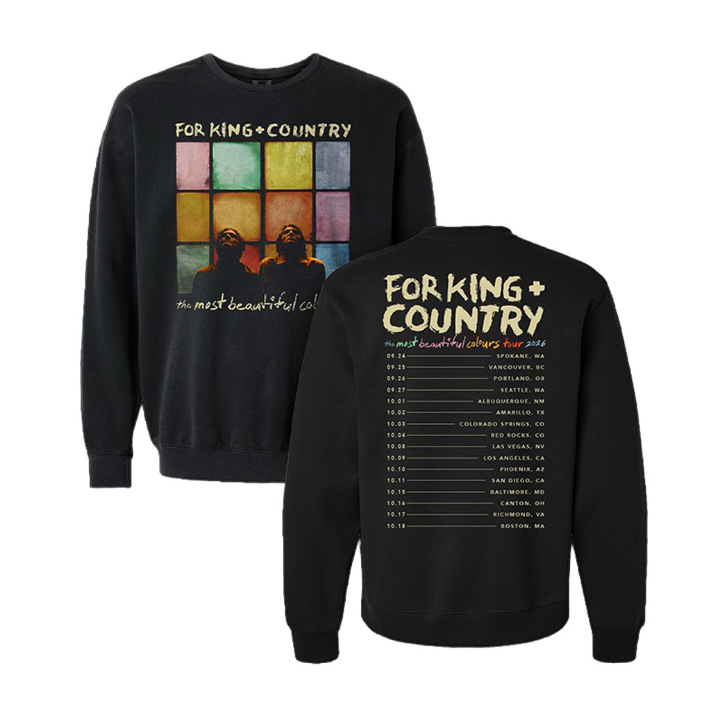 For King And Country Merch The Most Beautiful Colours Tour 2026 Sweatshirt Gift For Christian Pop Lover 1 - Unicasport For King And Country Merch The Most Beautiful Colours Tour 2026 Sweatshirt Gift For Christian Pop Lover