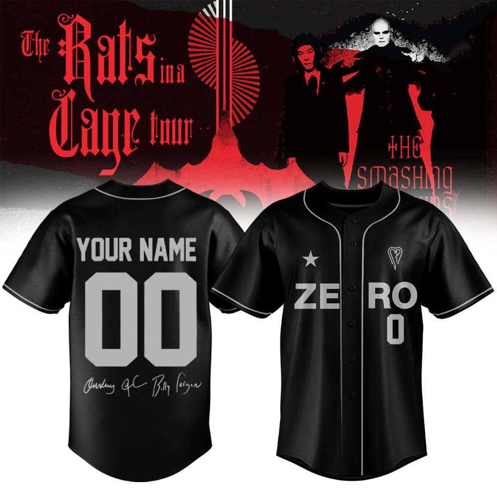 Custom The Smashing Pumpkins Merch The Rats In A Cage Tour 2026 Baseball Jersey Shirt Fans Gear 1 - Unicasport Custom The Smashing Pumpkins Merch The Rats In A Cage Tour 2026 Baseball Jersey Shirt Fans Gear