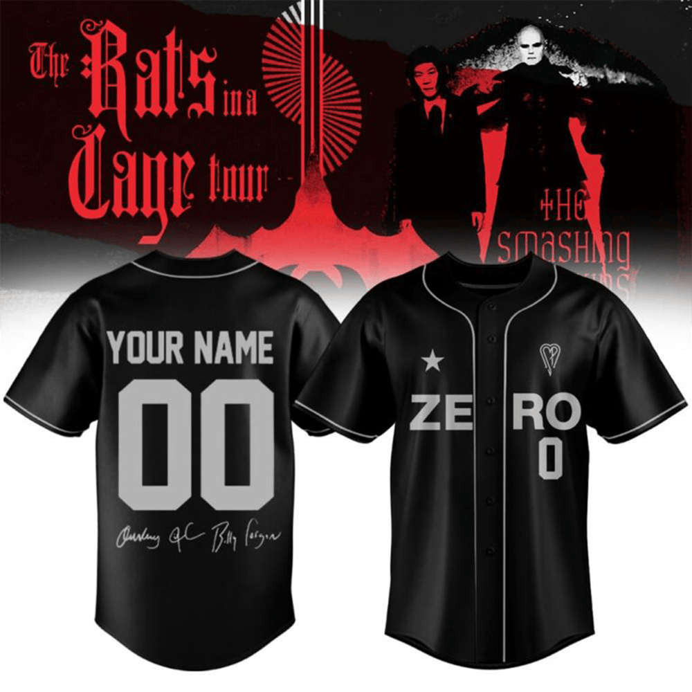 Custom The Smashing Pumpkins Merch The Rats In A Cage Tour 2026 Baseball Jersey Men's Gift 1 - Unicasport Custom The Smashing Pumpkins Merch The Rats In A Cage Tour 2026 Baseball Jersey Men's Gift
