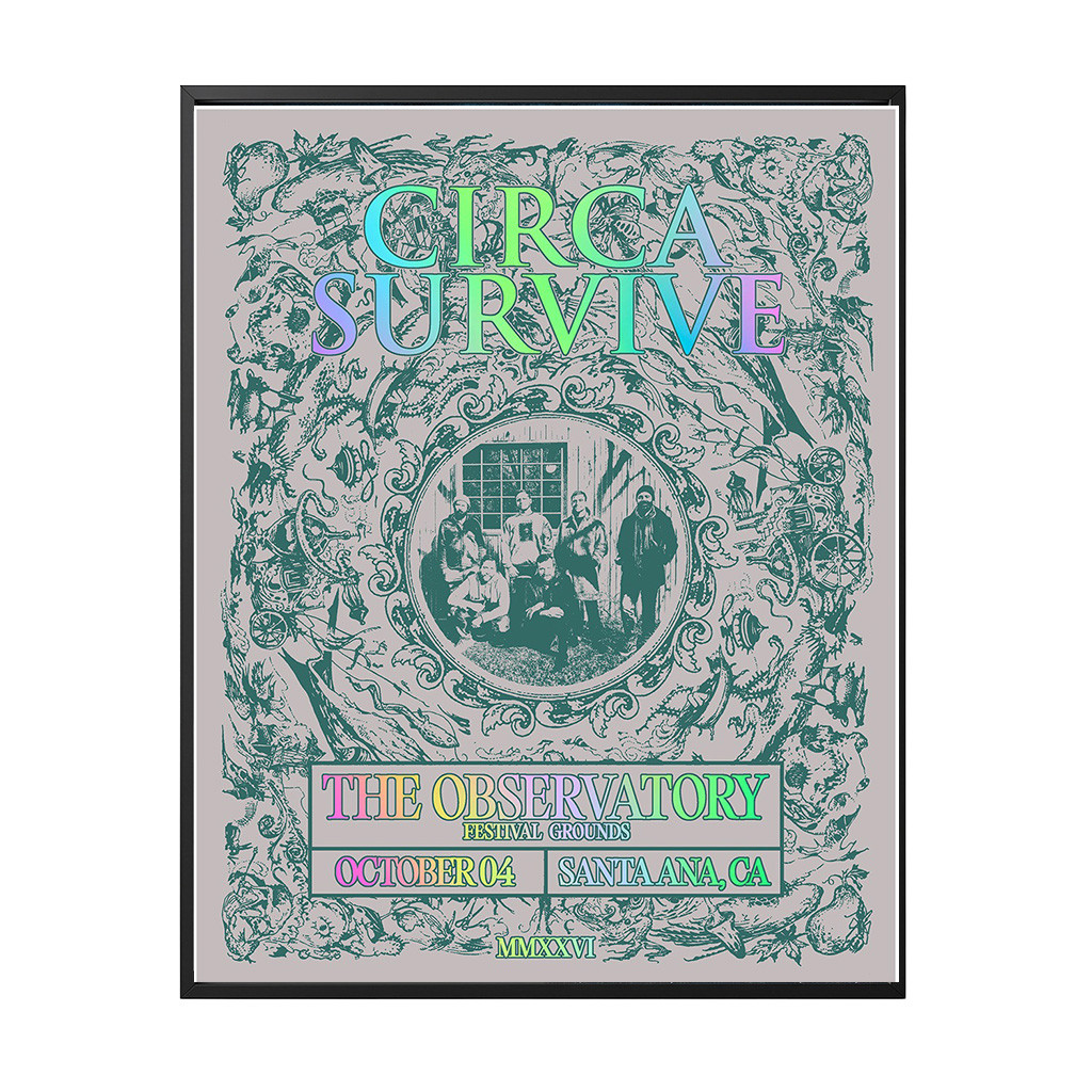 Circa Survive Merch Fall 2026 Tour Neverender Event Poster Great Gift For Circa Survive Lover