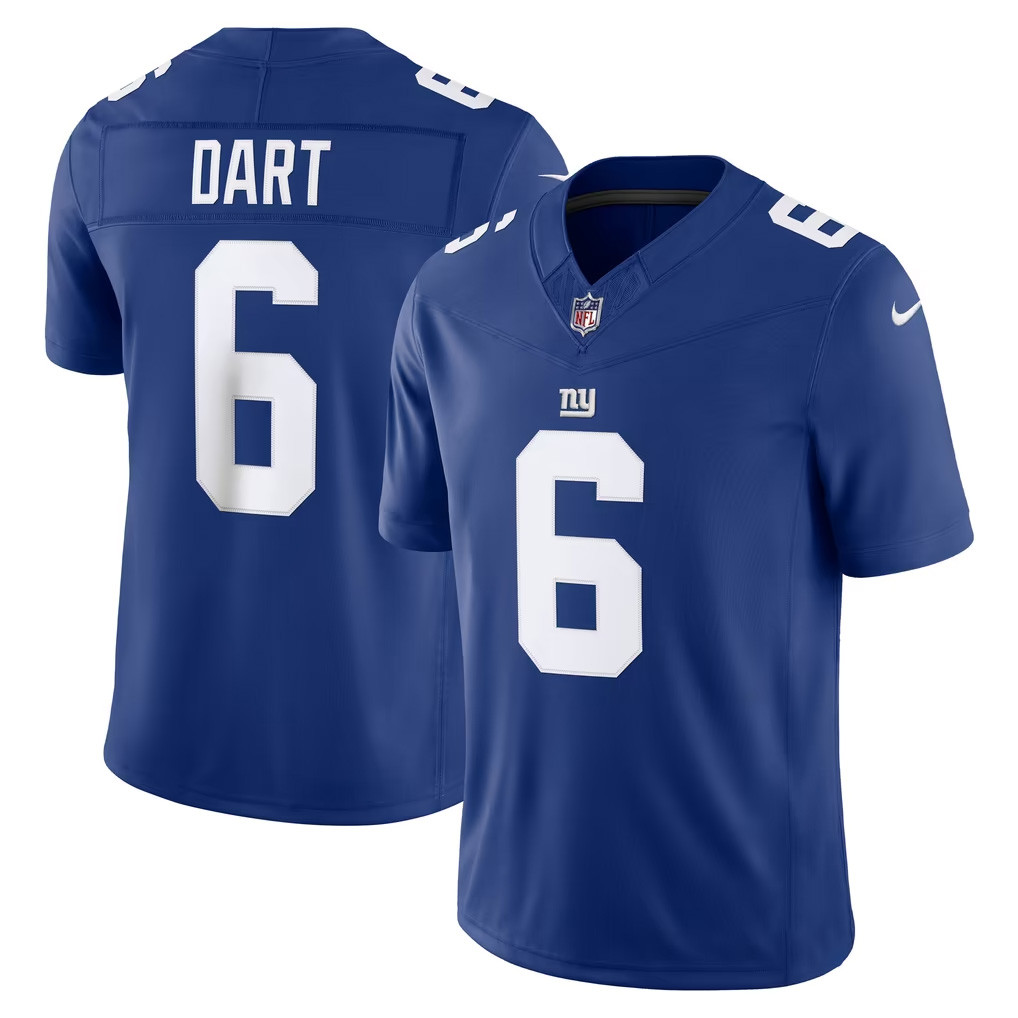 Jaxson Dart Jersey New York Giants Merch #6 NY Giants Team Vapor FUSE Jersey Football Fan Gifts 1 - Unicasport Jaxson Dart Jersey New York Giants Merch #6 NY Giants Team Vapor FUSE Jersey Football Fan Gifts