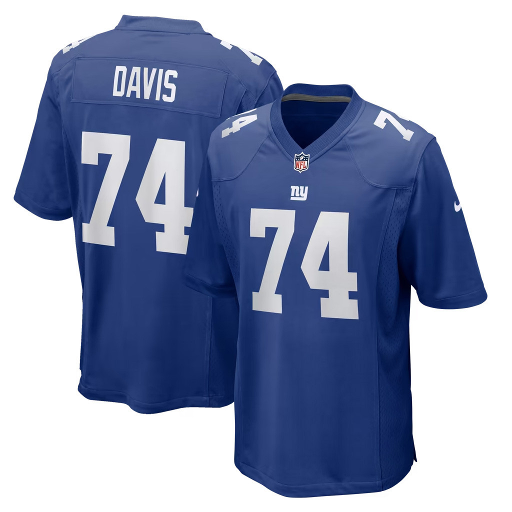 JC Davis Jersey Royal New York Giants Merch #74 NY Giants Team Game Jersey Best Football Gifts 1 - Unicasport JC Davis Jersey Royal New York Giants Merch #74 NY Giants Team Game Jersey Best Football Gifts
