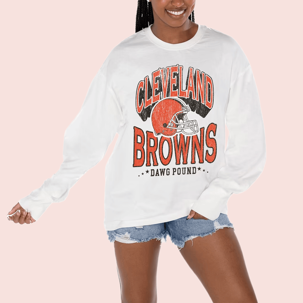 Cleveland Browns Merch Gameday Cleveland Browns Time Out Long Sleeve Shirt Perfect Fans Gift 1 - Unicasport Cleveland Browns Merch Gameday Cleveland Browns Time Out Long Sleeve Shirt Perfect Fans Gift
