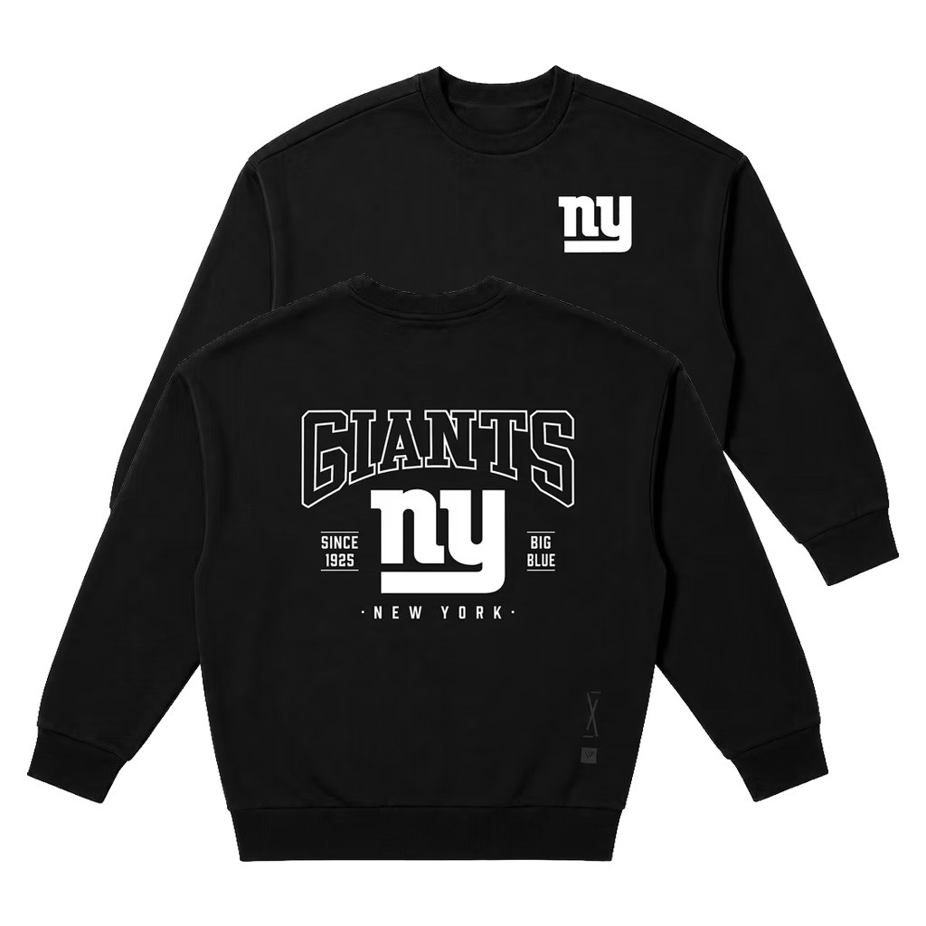 New York Giants Merch 2026 Levelwear Black NY Giants Insignia Luxe Zone Sweatshirt Gift For Fan 1 - Unicasport New York Giants Merch 2026 Levelwear Black NY Giants Insignia Luxe Zone Sweatshirt Gift For Fan